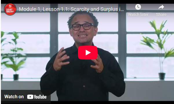 Module 1, Lesson 1.1: Scarcity and Surplus in Human Well-Being