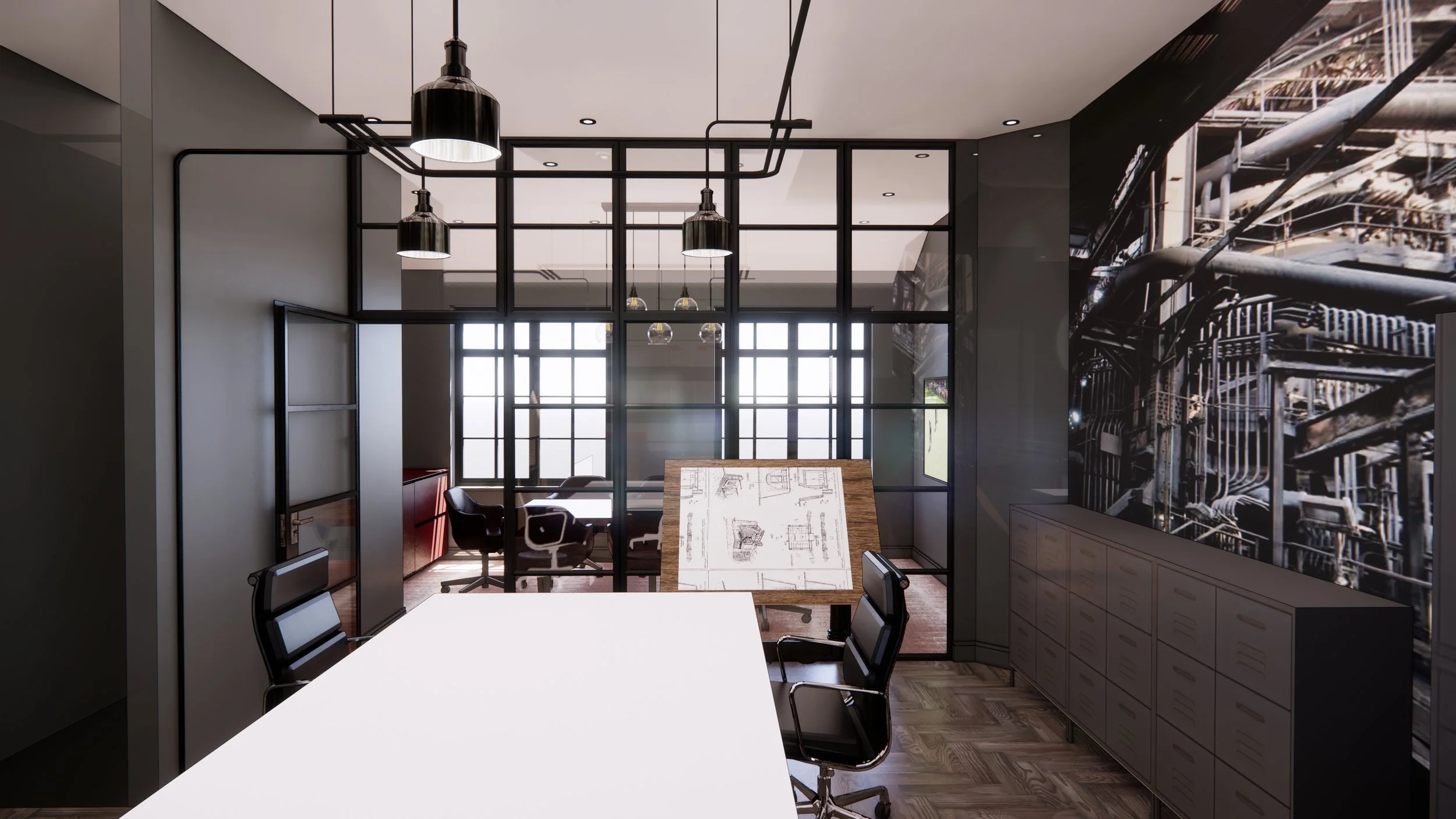 Office interior design in Leicester