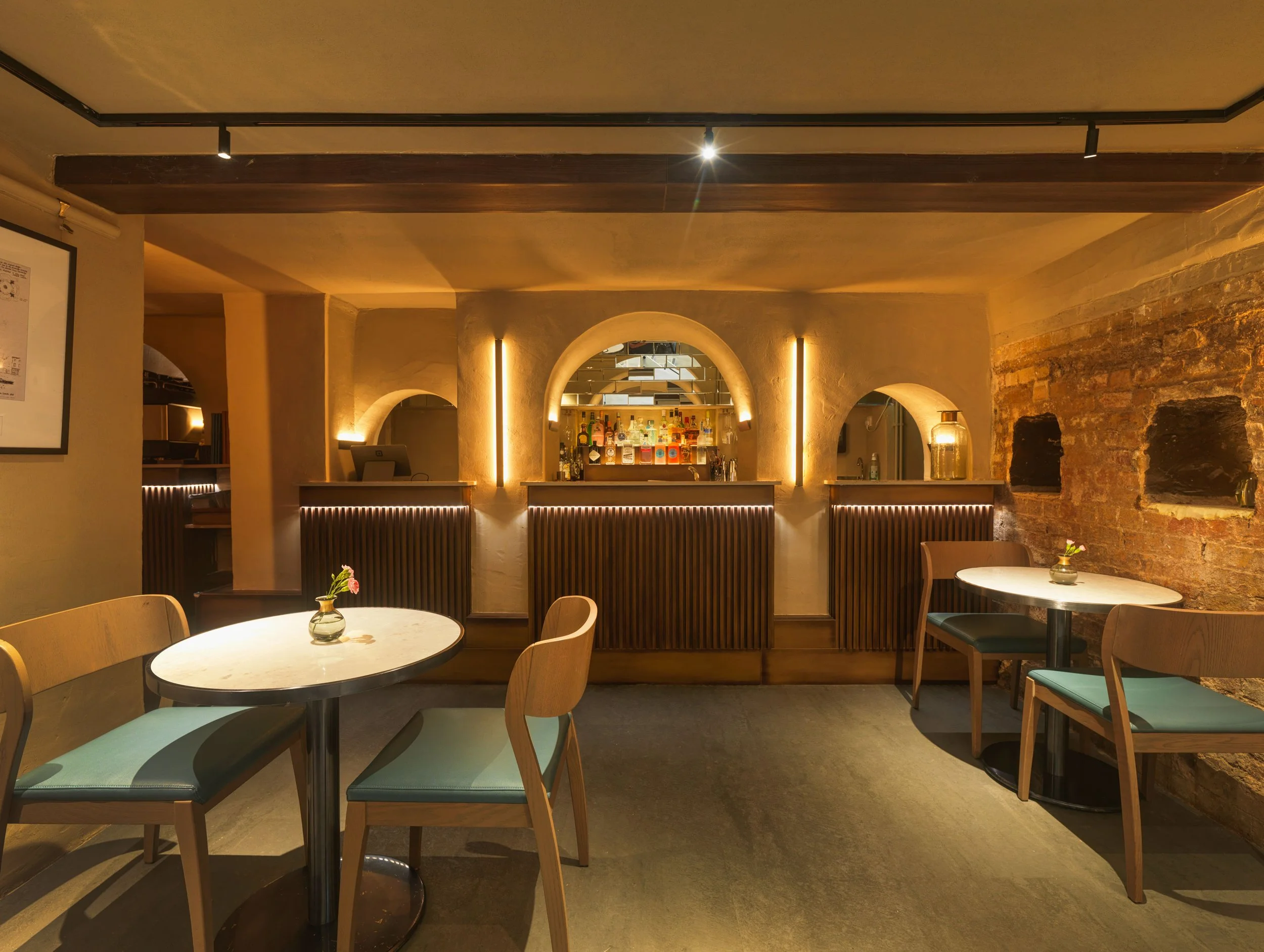 Interior design of bar