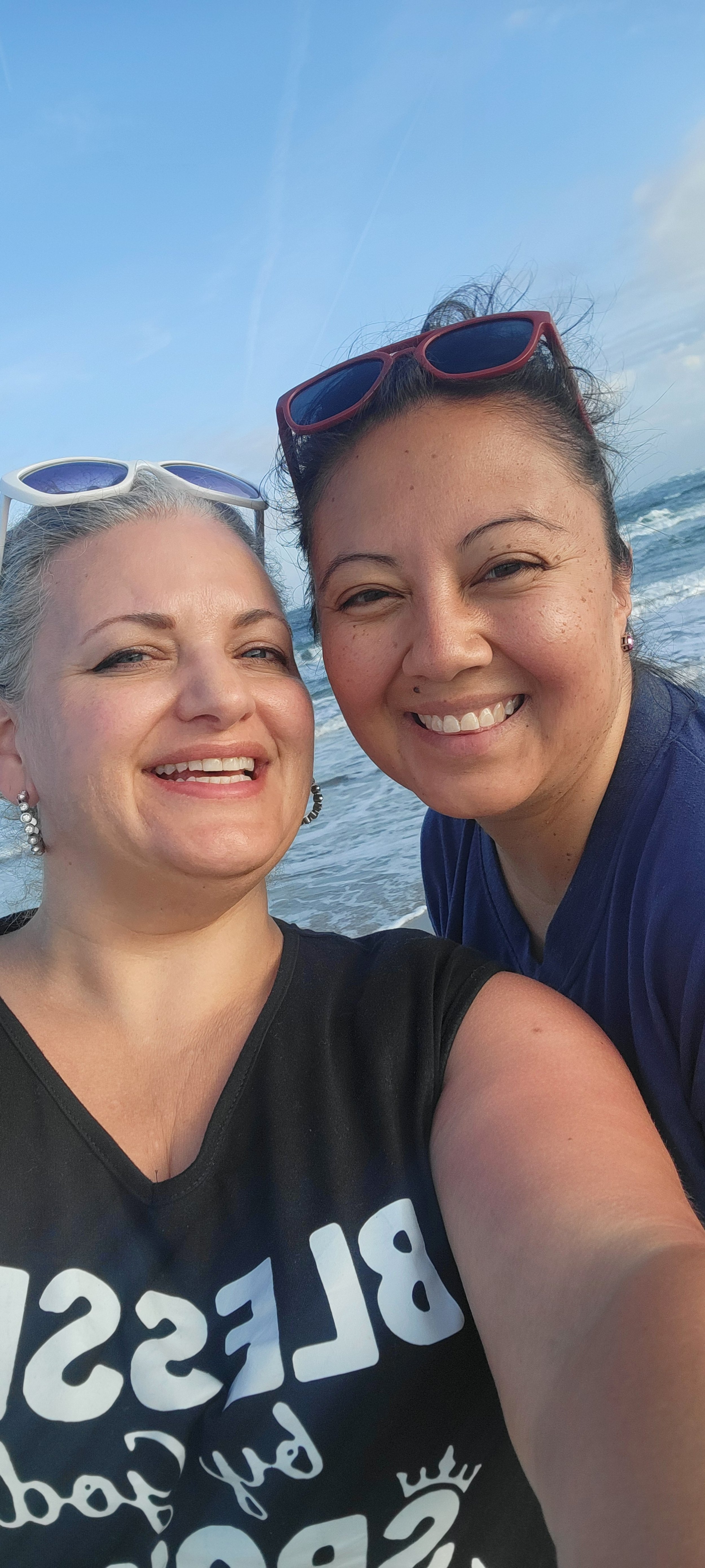 Hilari spending time with a military spouse in North Carolina