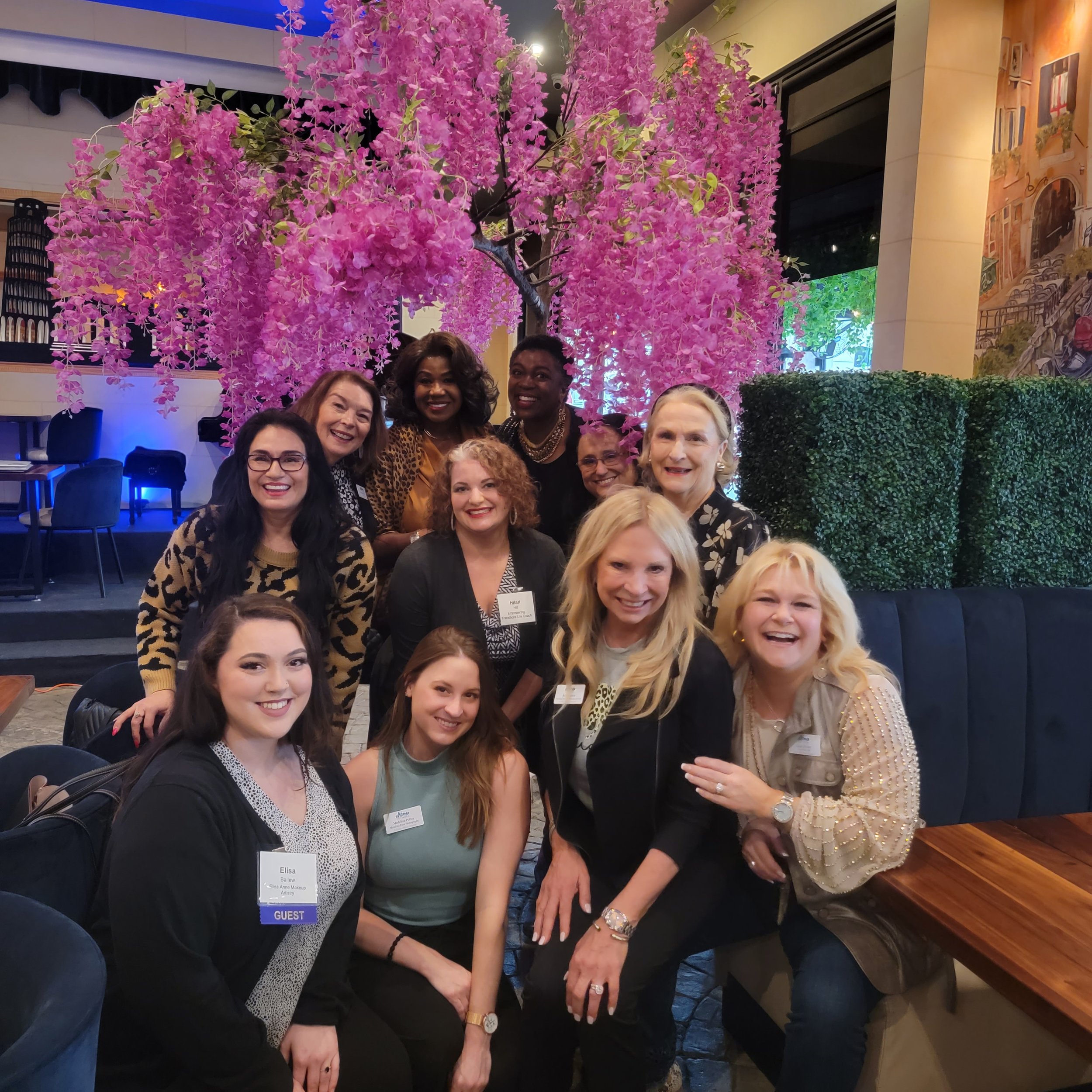 Hilari attending eWomen Dallas chapter meeting in March 2023
