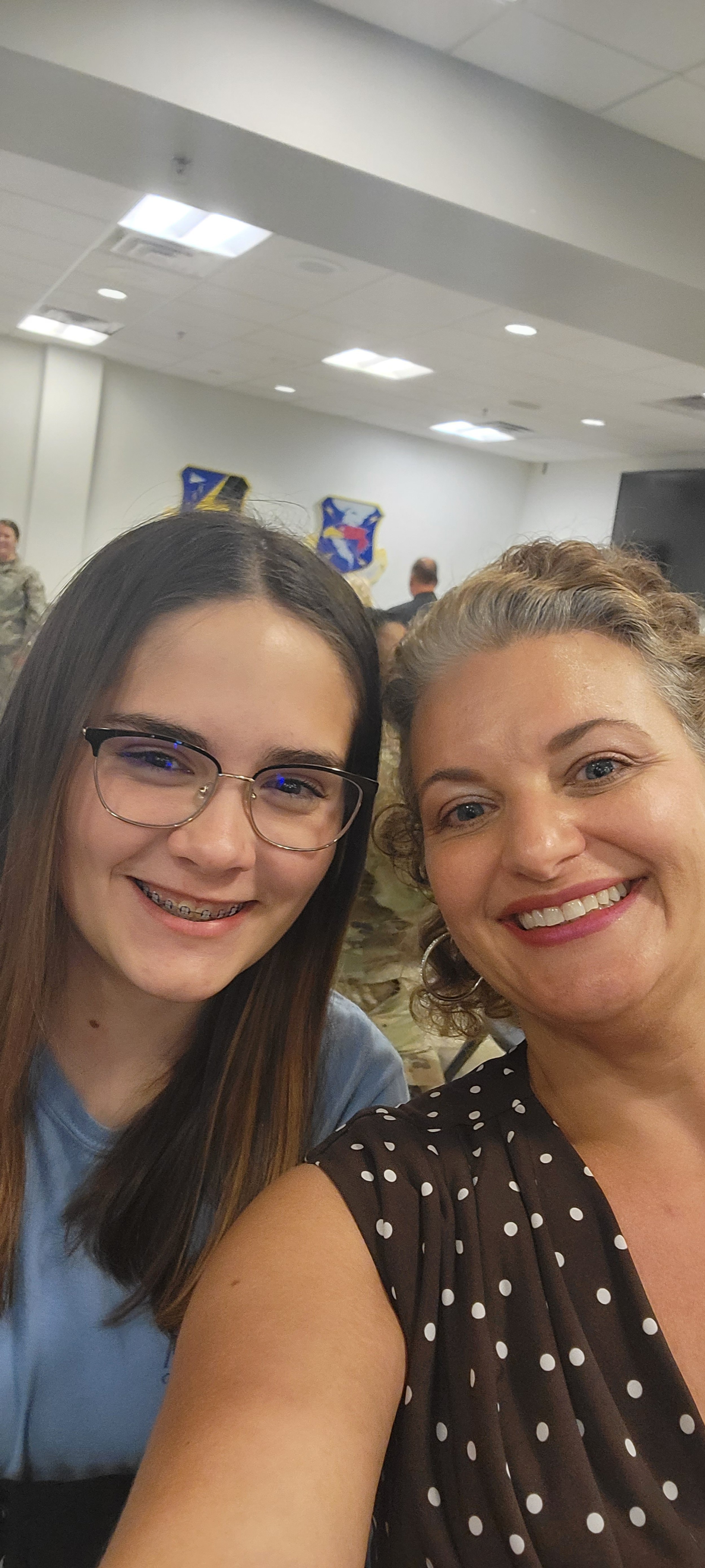 Hanging out with a military brat!