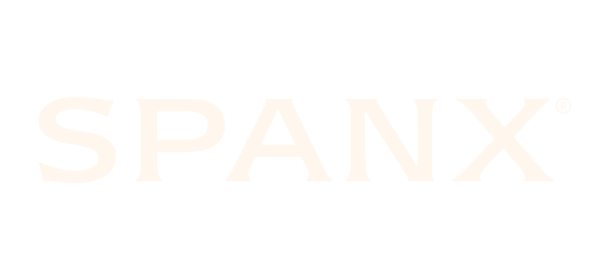 The logo of SPANX with the brand name in white text on a black background.