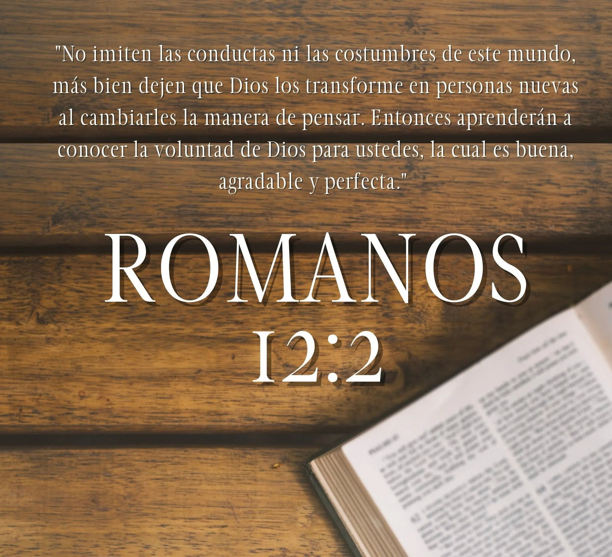 En Romanos 12:2, Dios nos recuerda que seguir a Jesus transforma nuestra manera de pensar. Es f&aacute;cil que la cultura, las experiencias y nuestros propios pensamientos moldeen nuestra perspectiva de la vida. Pero Pablo nos muestra que nuestra men
