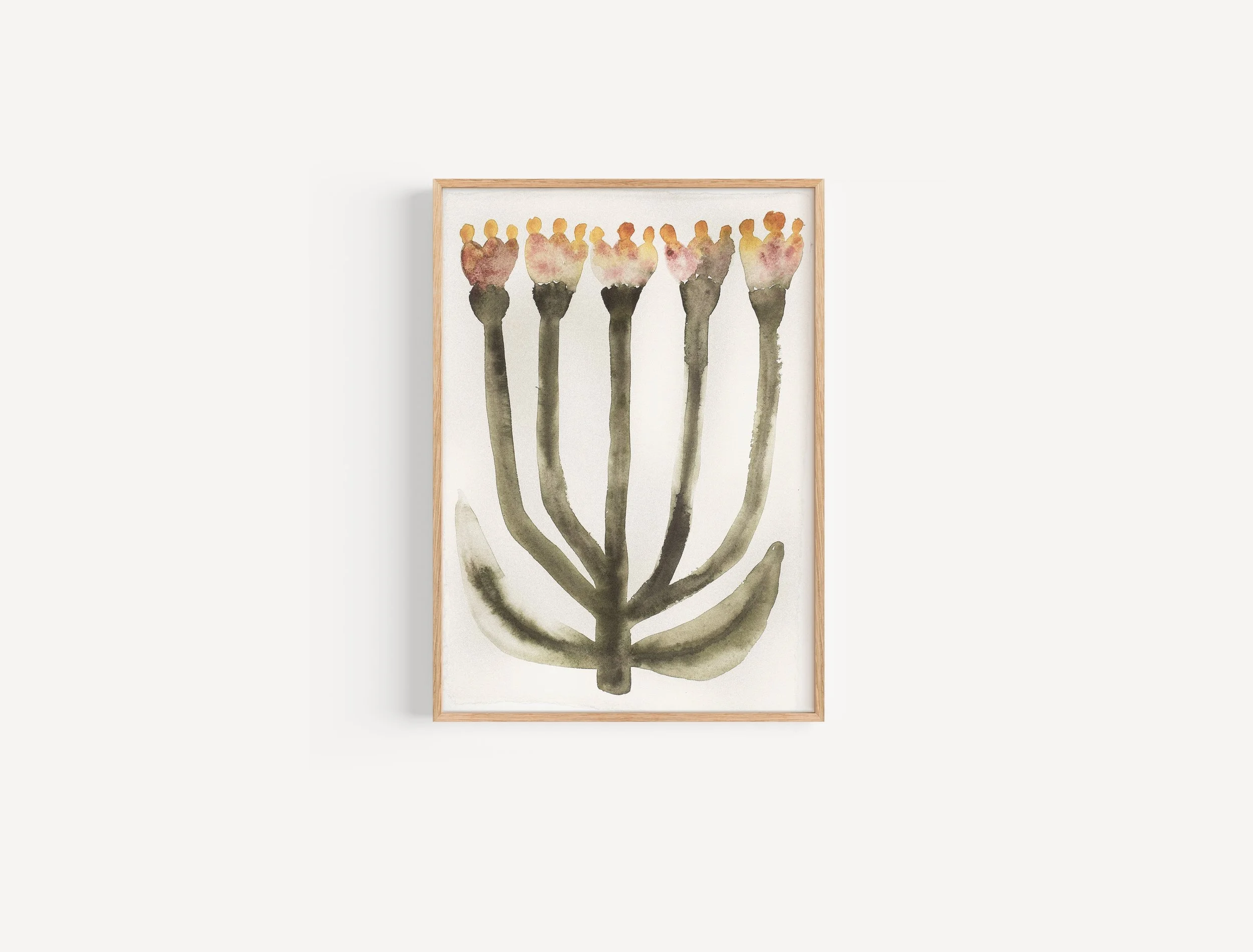 Light or Plant 
21 x 30 cm 
Watercolor on handmade paper 