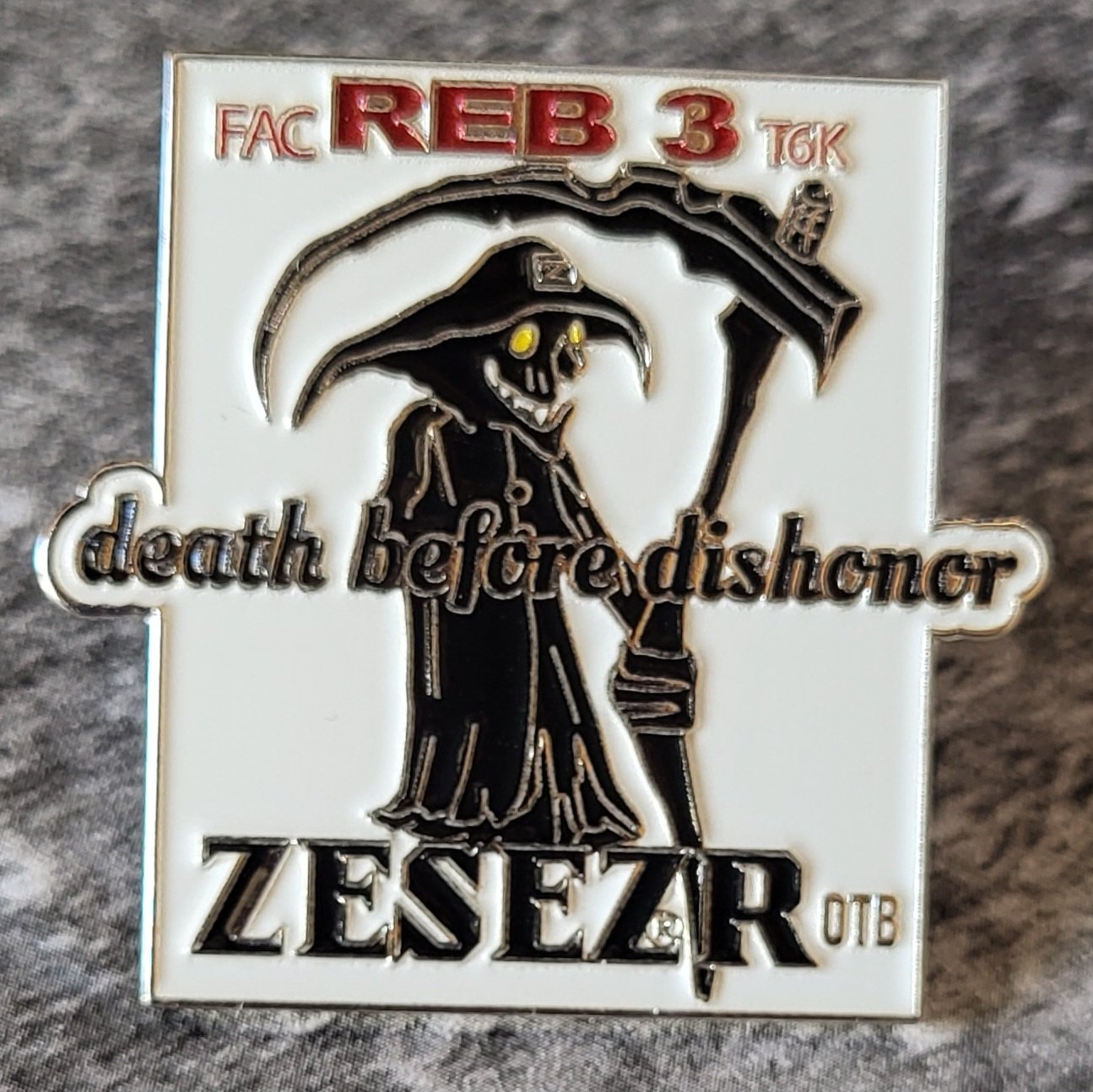 DEATH BEFORE METAL PIN