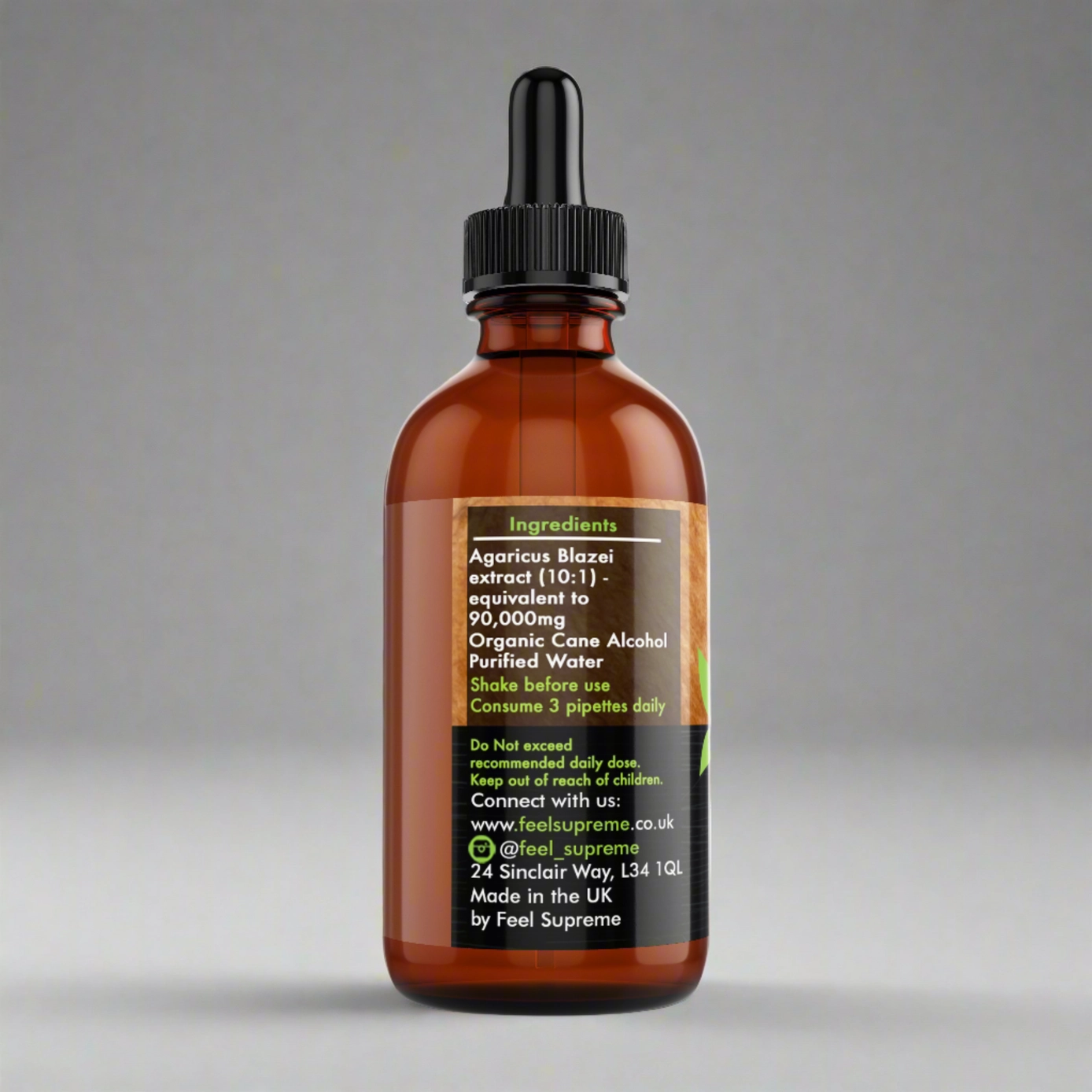 Agaricus Blazei Mushroom Liquid Supplement Immune Support back.png