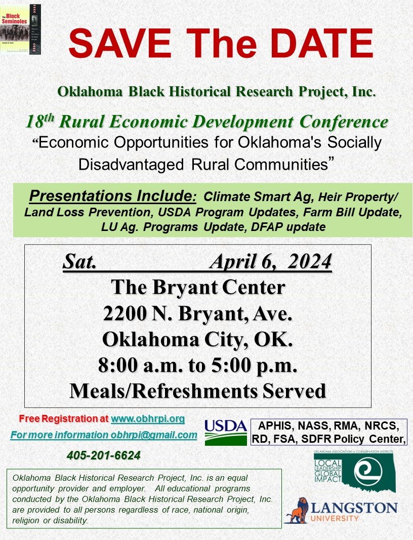 OBHRPI Rural Economic Development Conference
