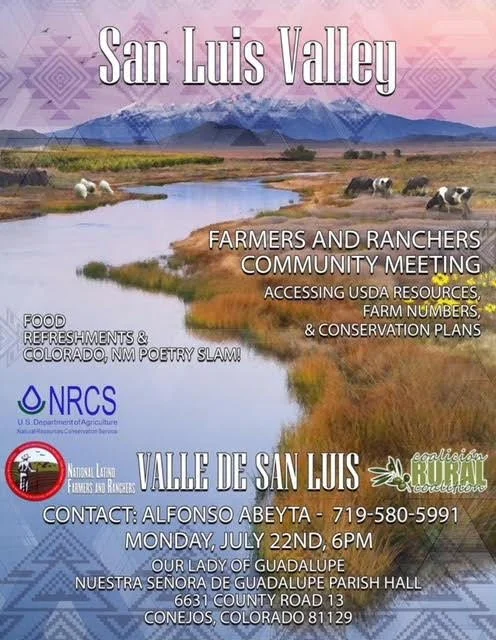 San Luis Valley Farmer and Rancher Community Meeting