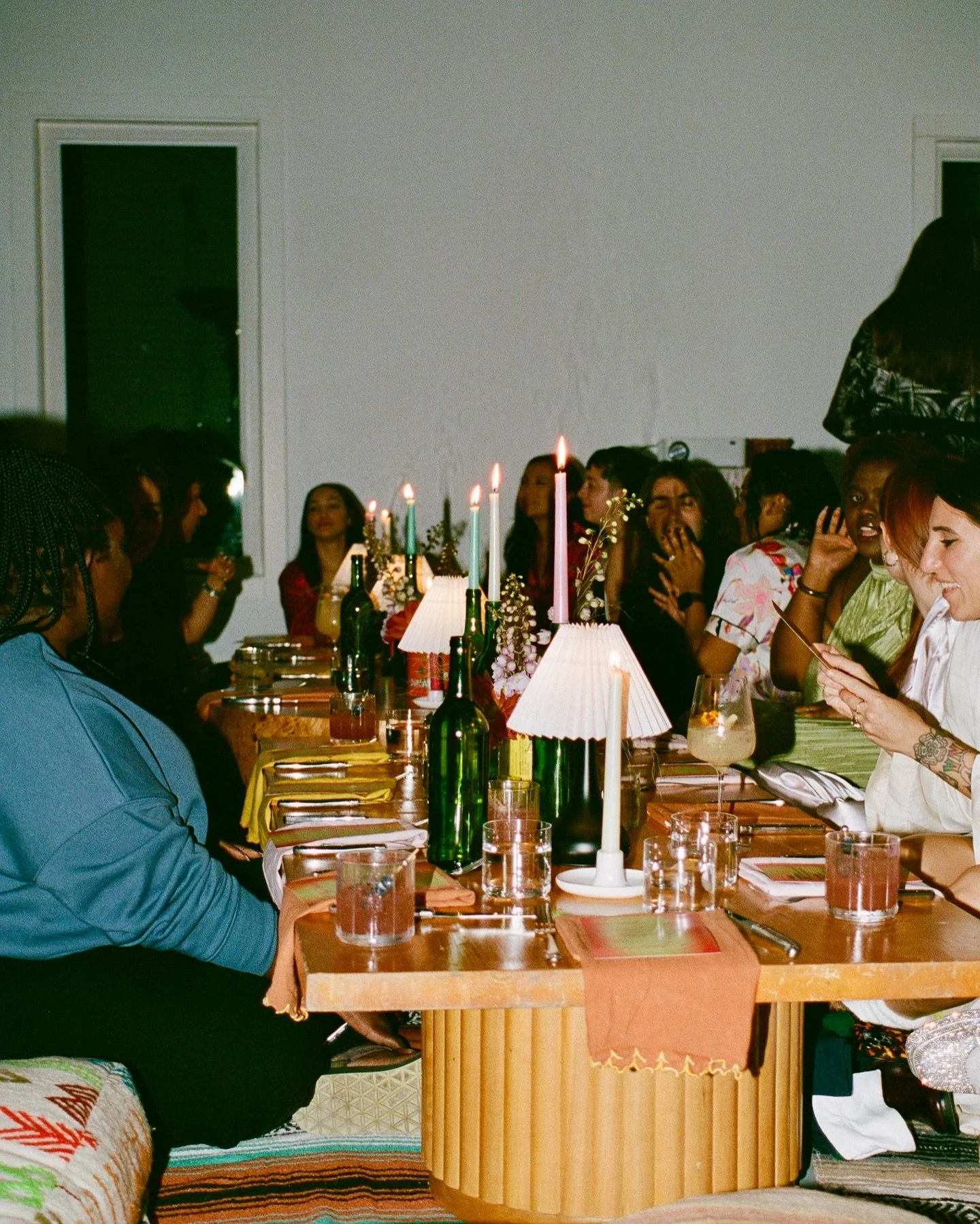 FADED MOON SLUMBER PARTY &mdash; our very first night inside All Good Things.

And honestly? It was better than anything we could&rsquo;ve dreamed up on the moodboard.

We opened the doors with one intention: create a space that feels like you just w