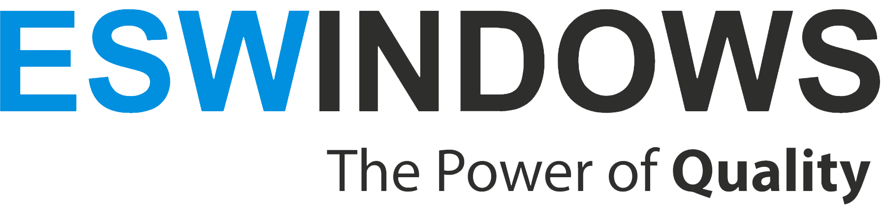 ESWINDOWS logo with the tagline "The Power of Quality" underneath.