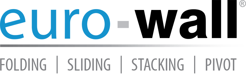 Euroglide logo with text 'FOLDING | SLIDING | STACKING | PIVOT' indicating product features.