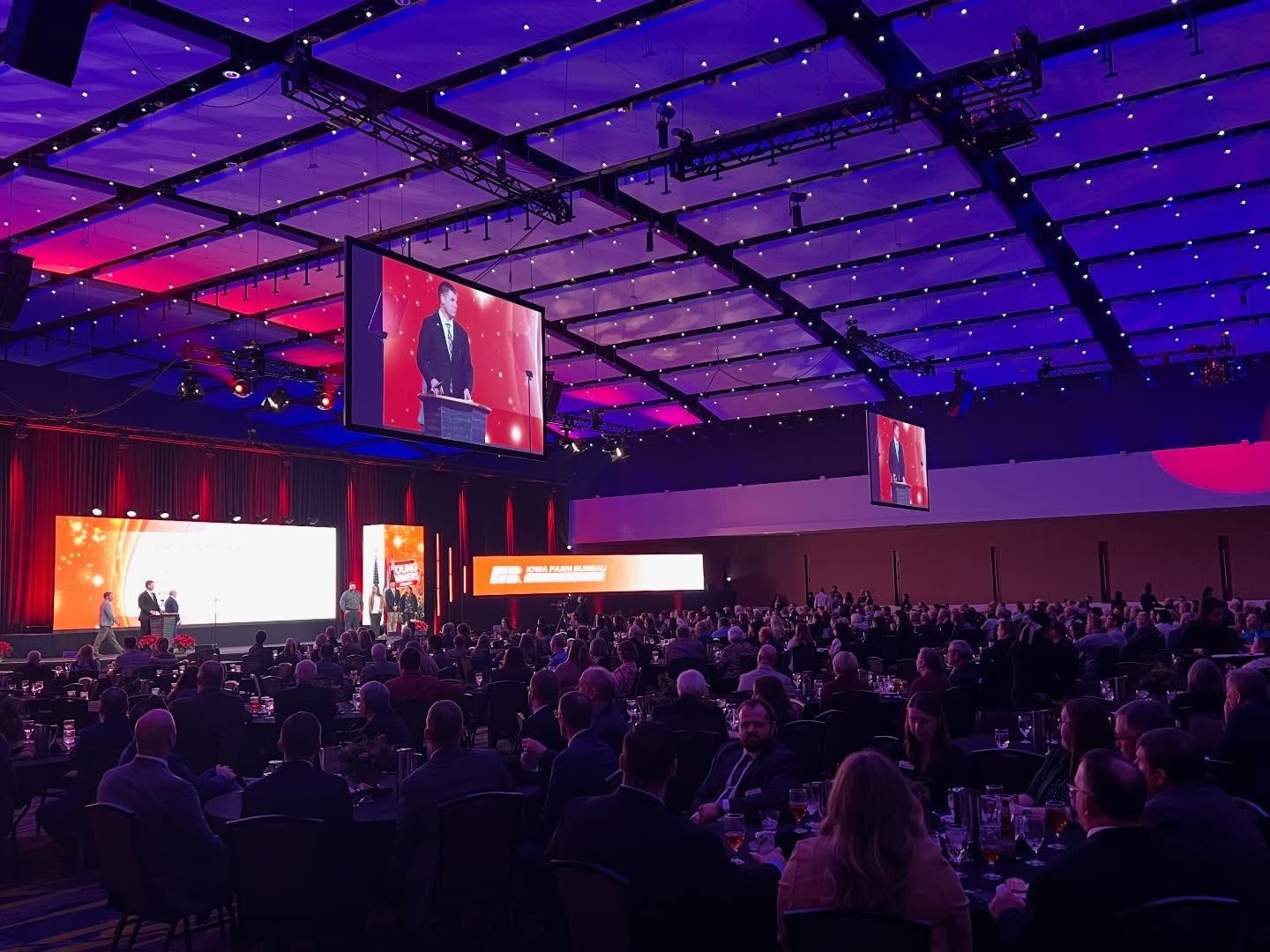 It was an honor and an absolute blast to speak at the Iowa Farm Bureau conference! From programs like the Ag Leaders Institute, Grow Your Future, Farm Rescue and Renew Rural Iowa, the Iowa Farm Bureau serves over 159,000 members and continues to lead