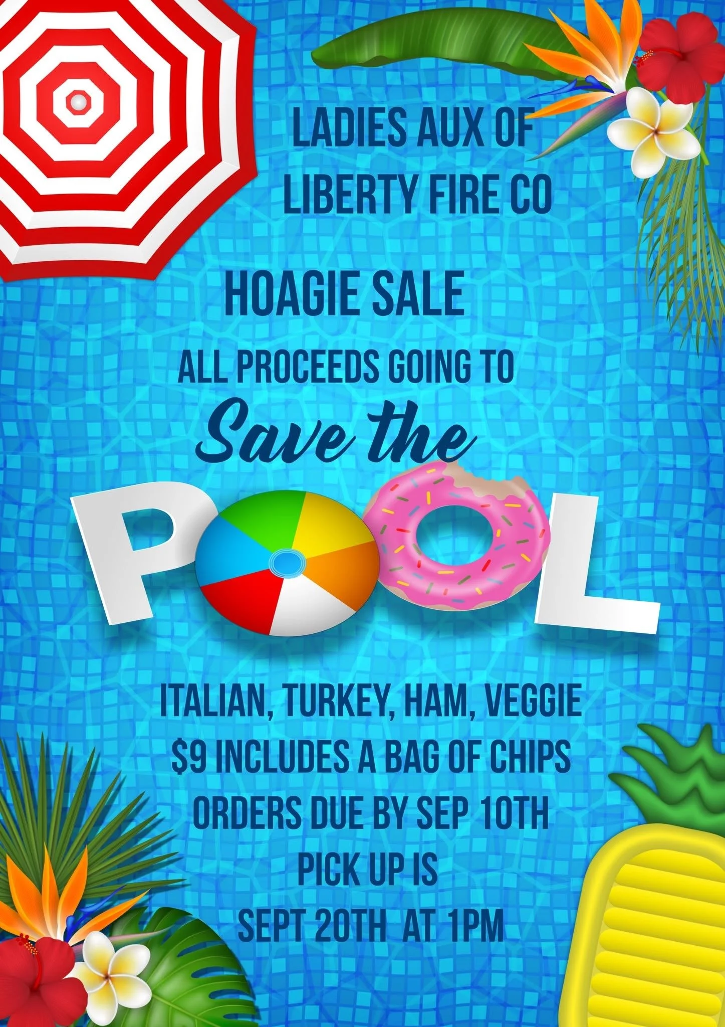 Hoagie Sale- Ladies of the Auxiliary Liberty Fire Co. 