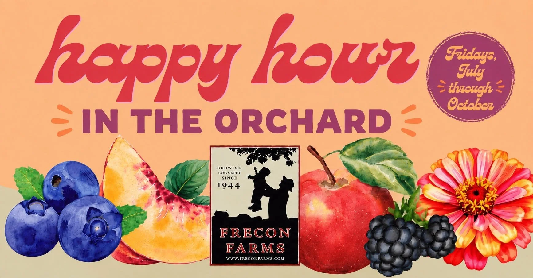 Frecon Farms Happy Hour in the Orchard