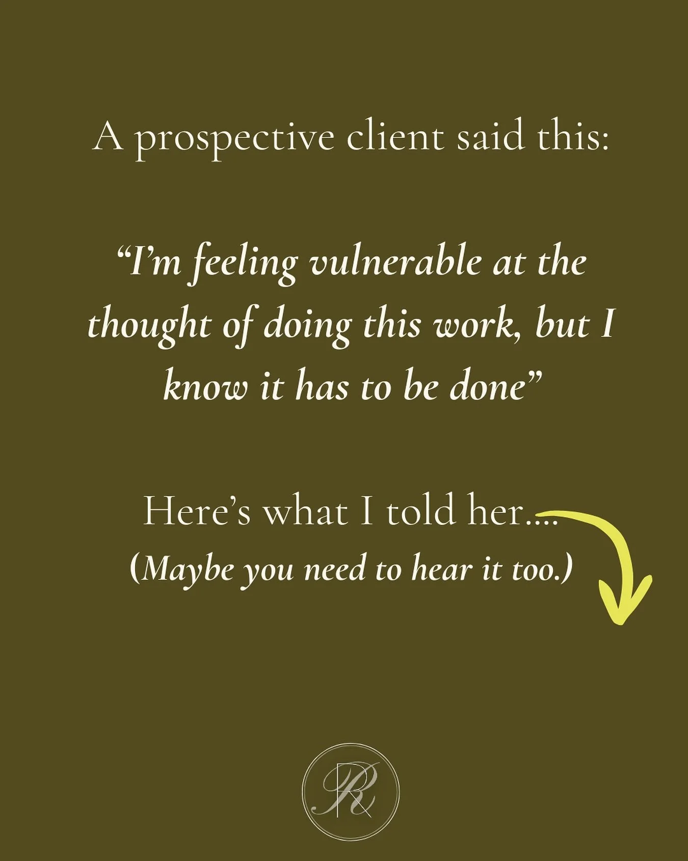 Her honesty struck me, because dealing with these feelings is exactly what this process is about. 

It&rsquo;s about confronting change (physically and emotionally), dealing with a shifted identity, accepting the passage of time. 
 
And yes, all of t