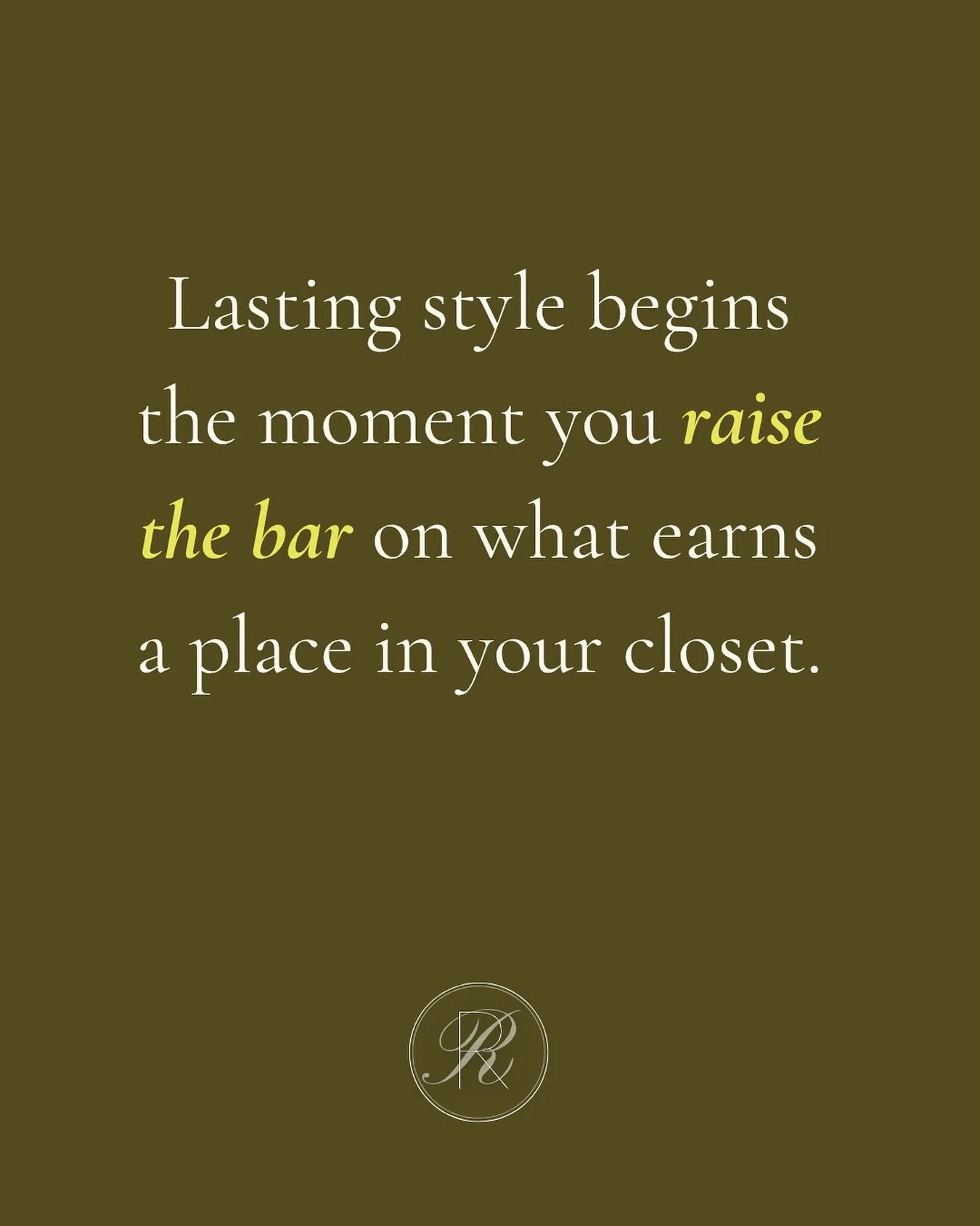 How would your relationship with your closet change if you stopped picking up random pieces that catch your eye, and you focused more on building out a cohesive style system with fewer but better quality long-lasting pieces, curated to support your r