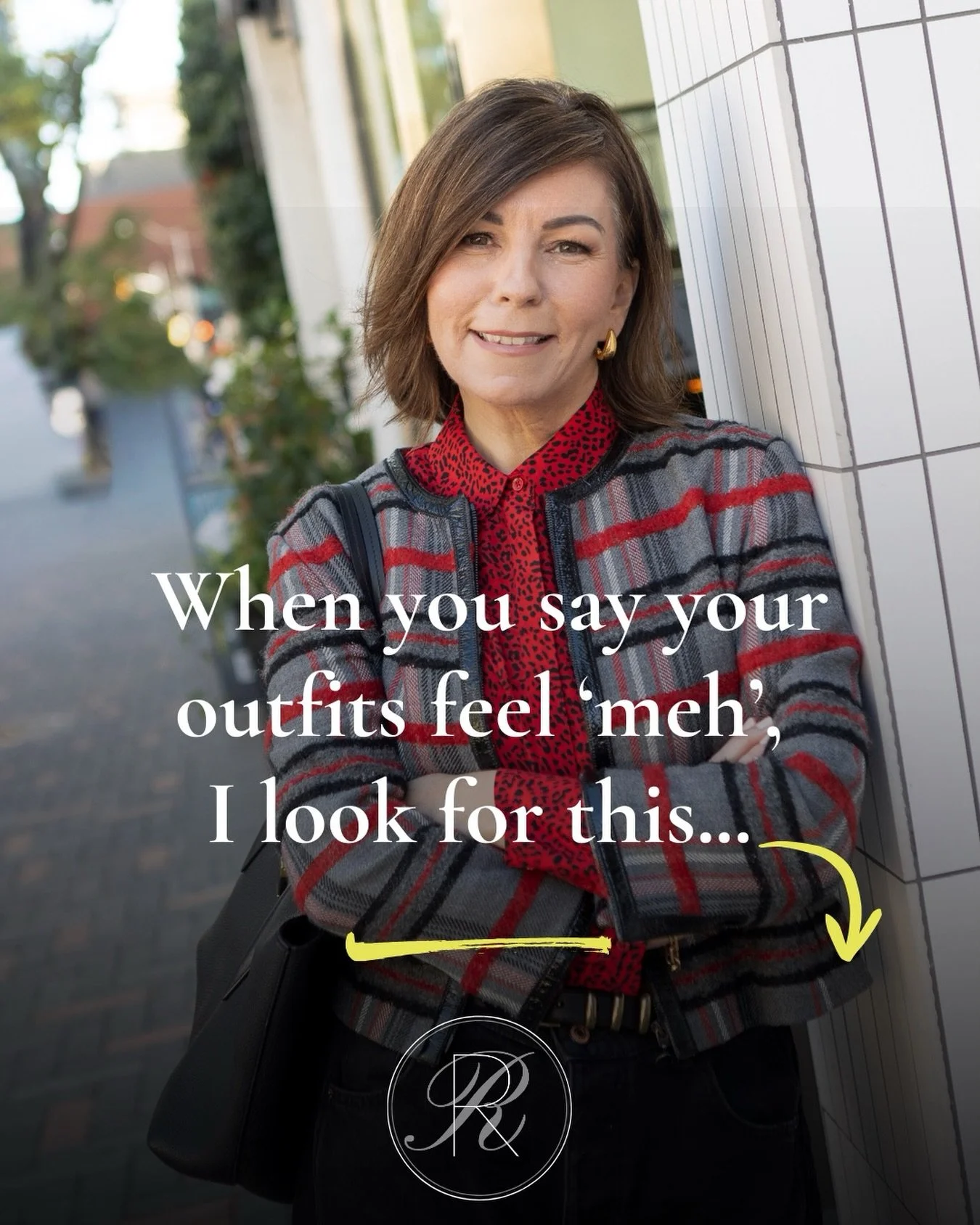 I look at what you are defaulting to. 

Usually it&rsquo;s the pieces that once felt reliable, formulas that used to work, brands and silhouettes that made sense in a different season of life. 

You&rsquo;re reaching for what&rsquo;s familiar because