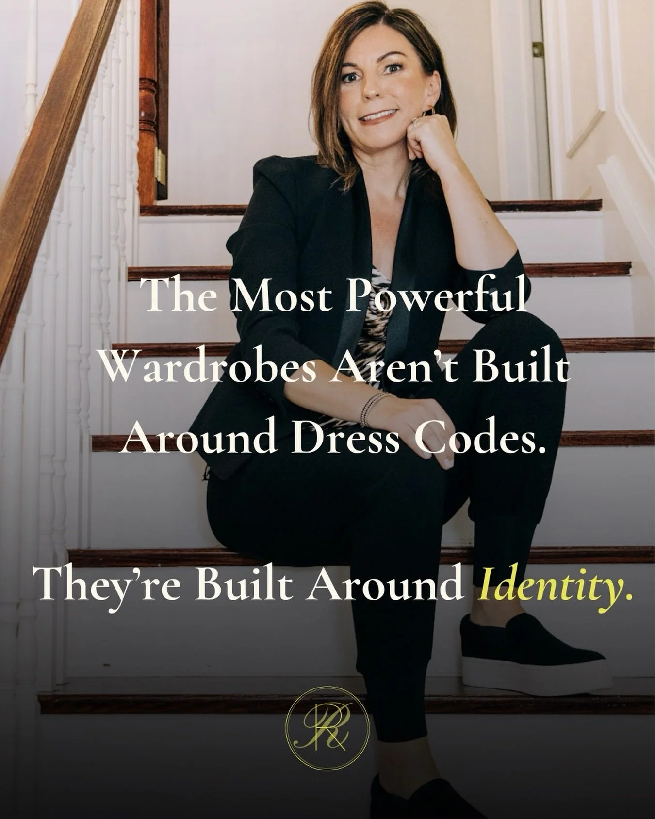You might think that choosing a black trouser suit is elevating your authority, but it may actually be fading you into the background.&nbsp;&nbsp;Here&rsquo;s why...

When you reach for the same generic outfit formula as so many others, the result is