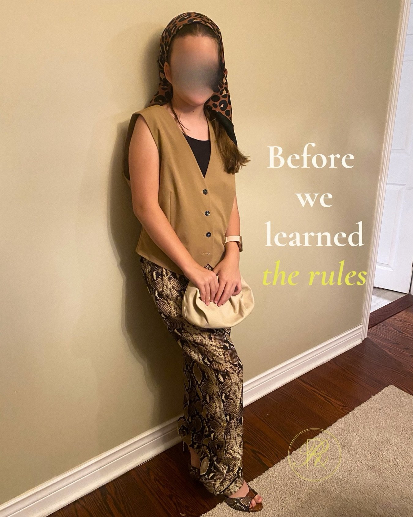 My 10yo daughter has invented a new bedtime game (anything to stretch things out)&hellip;

Pick a theme.
Go into Mommy&rsquo;s closet.
Come out transformed.

Last night she did something I think many of us have been influenced out of doing. 

She was