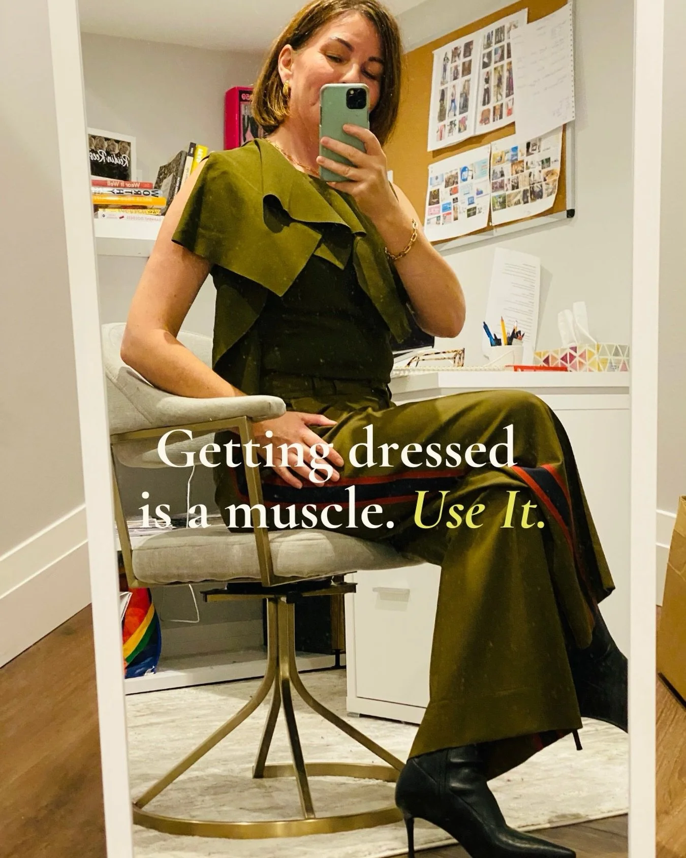 Many women don&rsquo;t bother getting dressed intentionally when they&rsquo;re working from home because nobody really sees them. But here&rsquo;s something to consider: getting dressed isn&rsquo;t just about being seen. It&rsquo;s also about practic