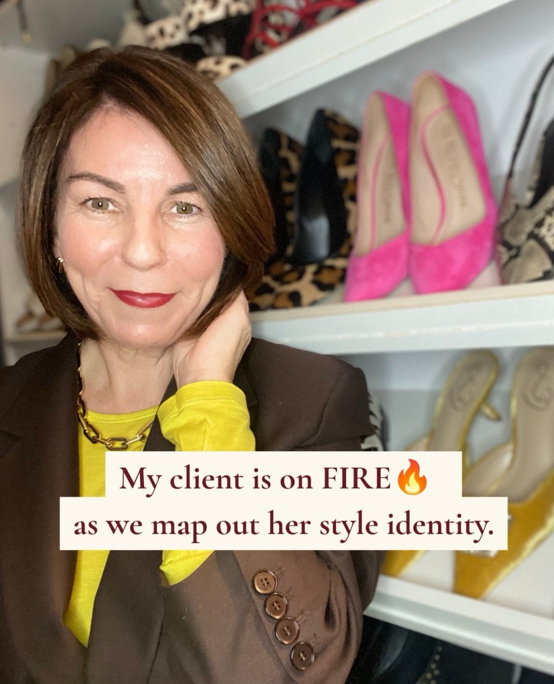 And I mean that in the best possible way 💃🔥🔥

I can hear her connecting the dots in real time, as we start to put words and visuals to what she wants.&nbsp; I can feel her getting clearer, more certain and more herself in every call.&nbsp; And the