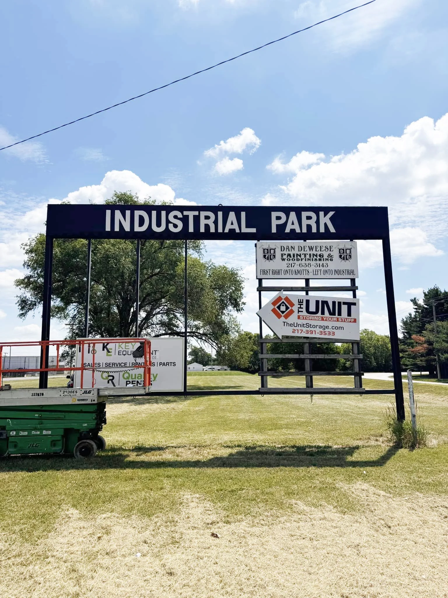 Industrial Park Sign