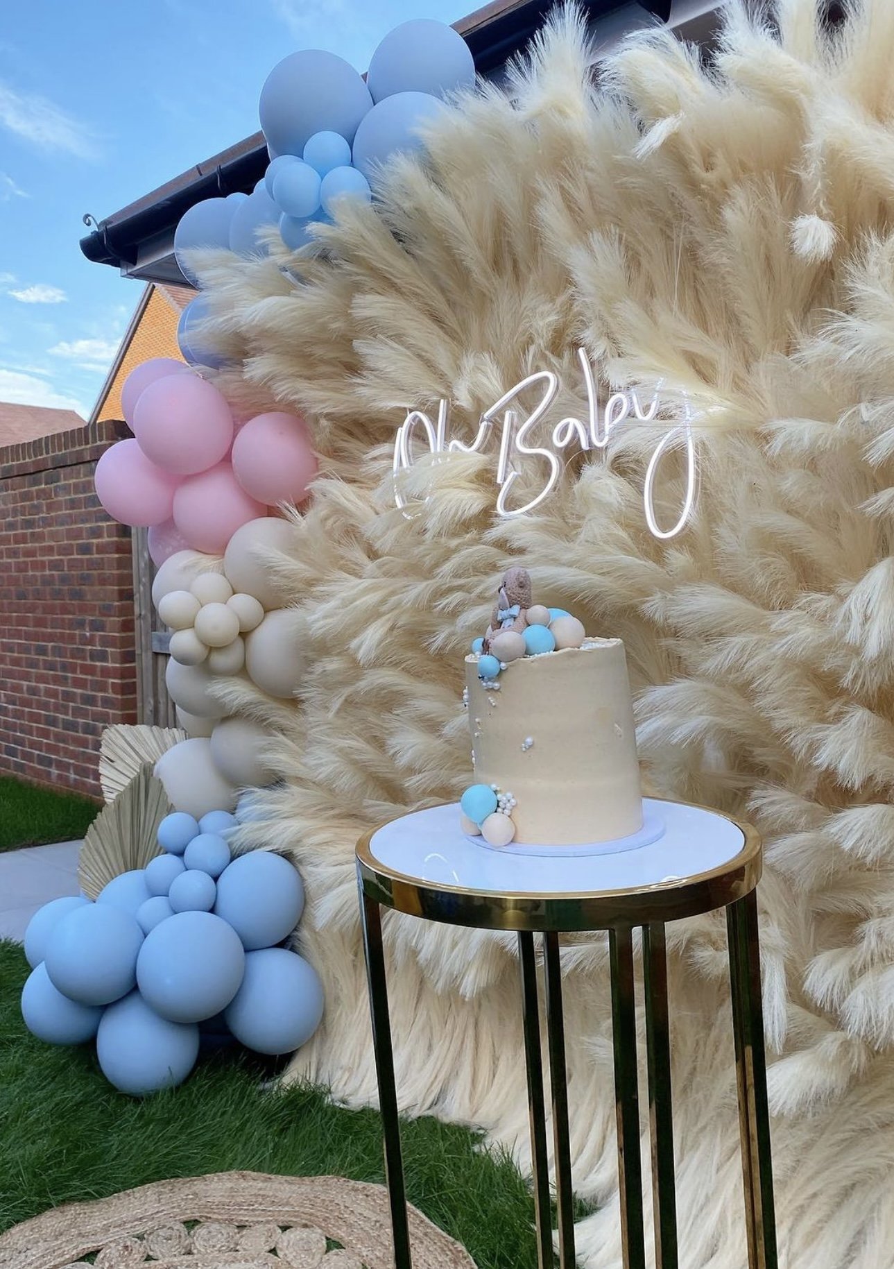 Pampas Grass Wall - 070