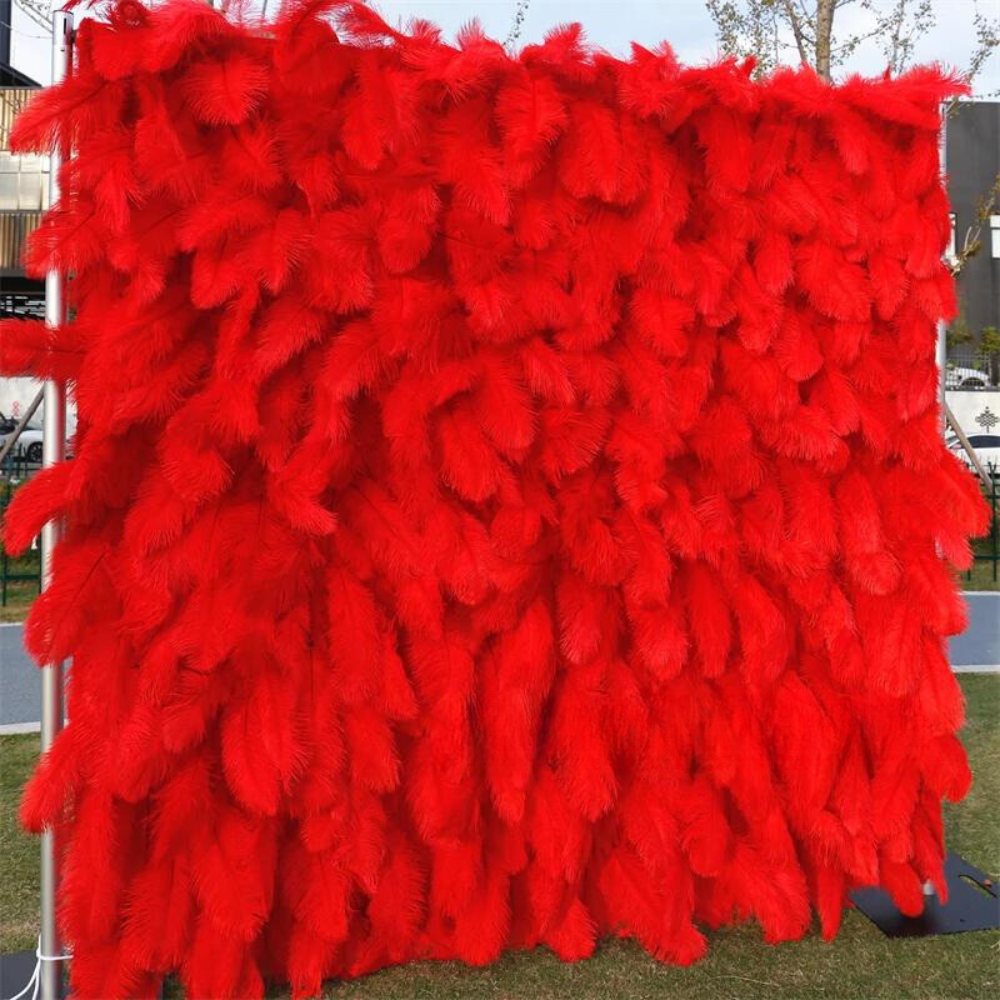 Red Feather Wall - 073