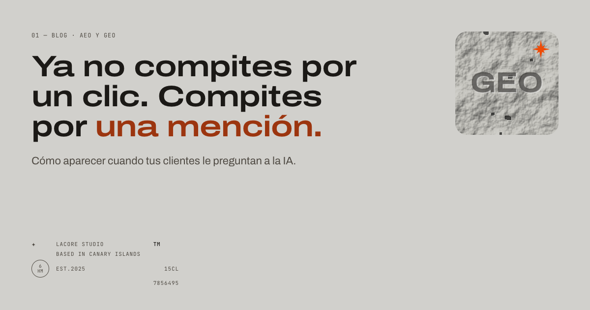 Ya no compites por salir en Google: compites por que la IA te mencione