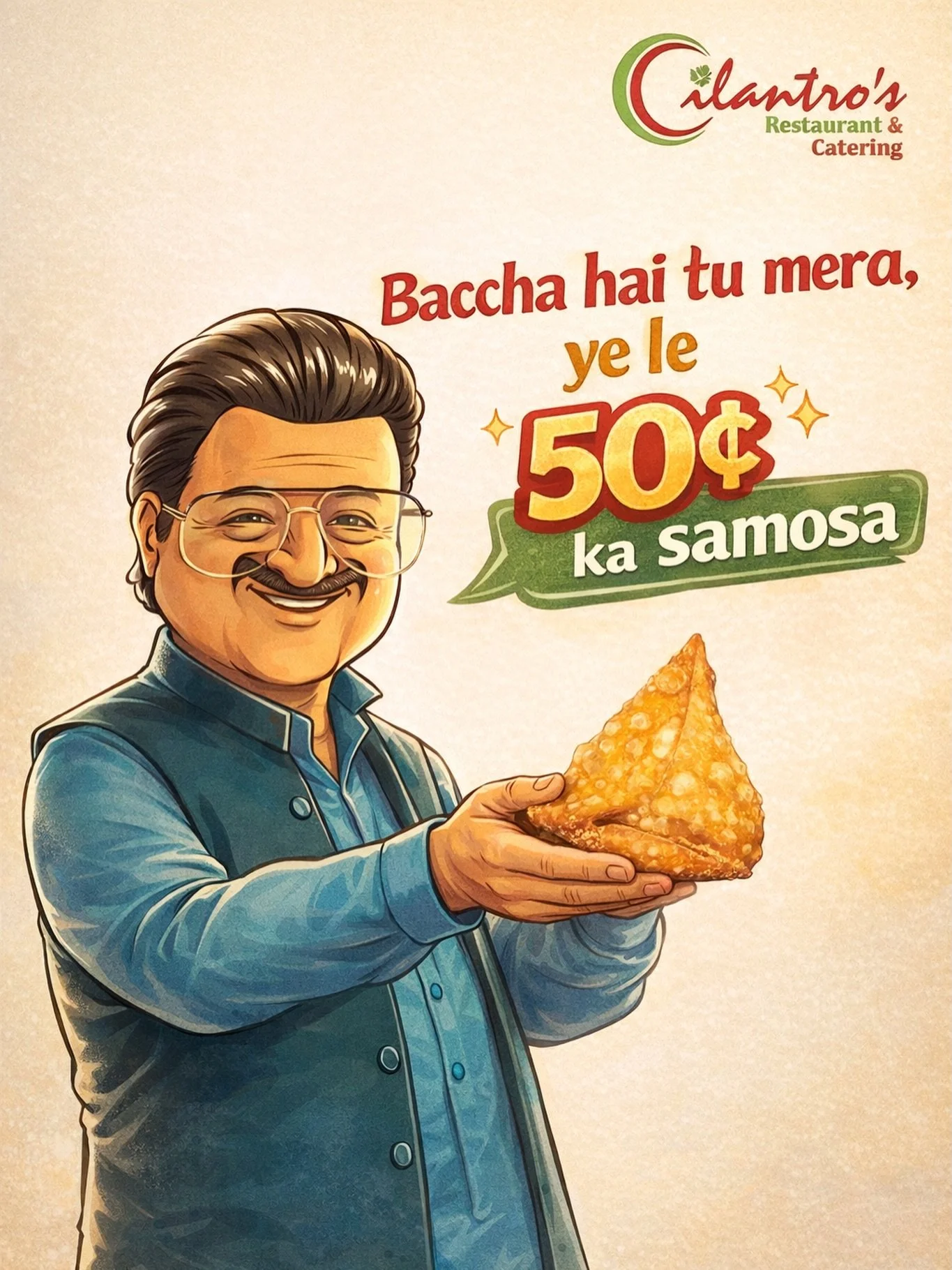 Every Wednesday,Samosa only for .50&cent; 😋!

One of the best samosas of winnipeg is now only for half a dollar every Wednesday 🤤

*Limit up to 12 Samosas per person

📍 Available at all Locations 

*T&amp;C applied 

#samosalover #winnipegfoodie #