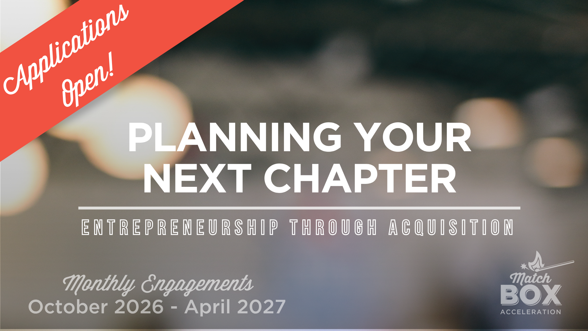 PLANNING YOUR NEXT CHAPTER