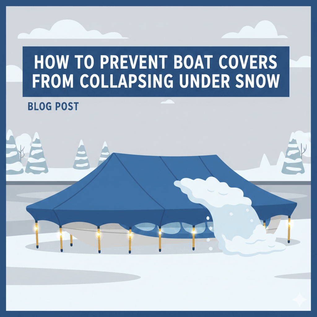 How to Prevent Boat Covers From Collapsing Under Snow