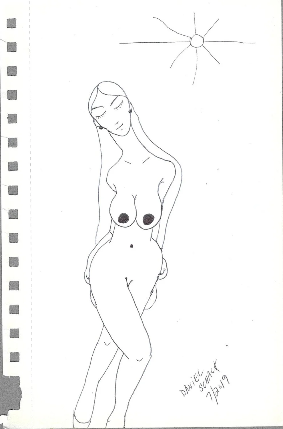 Daniel Schack / Unknown Lady #8 / 2019