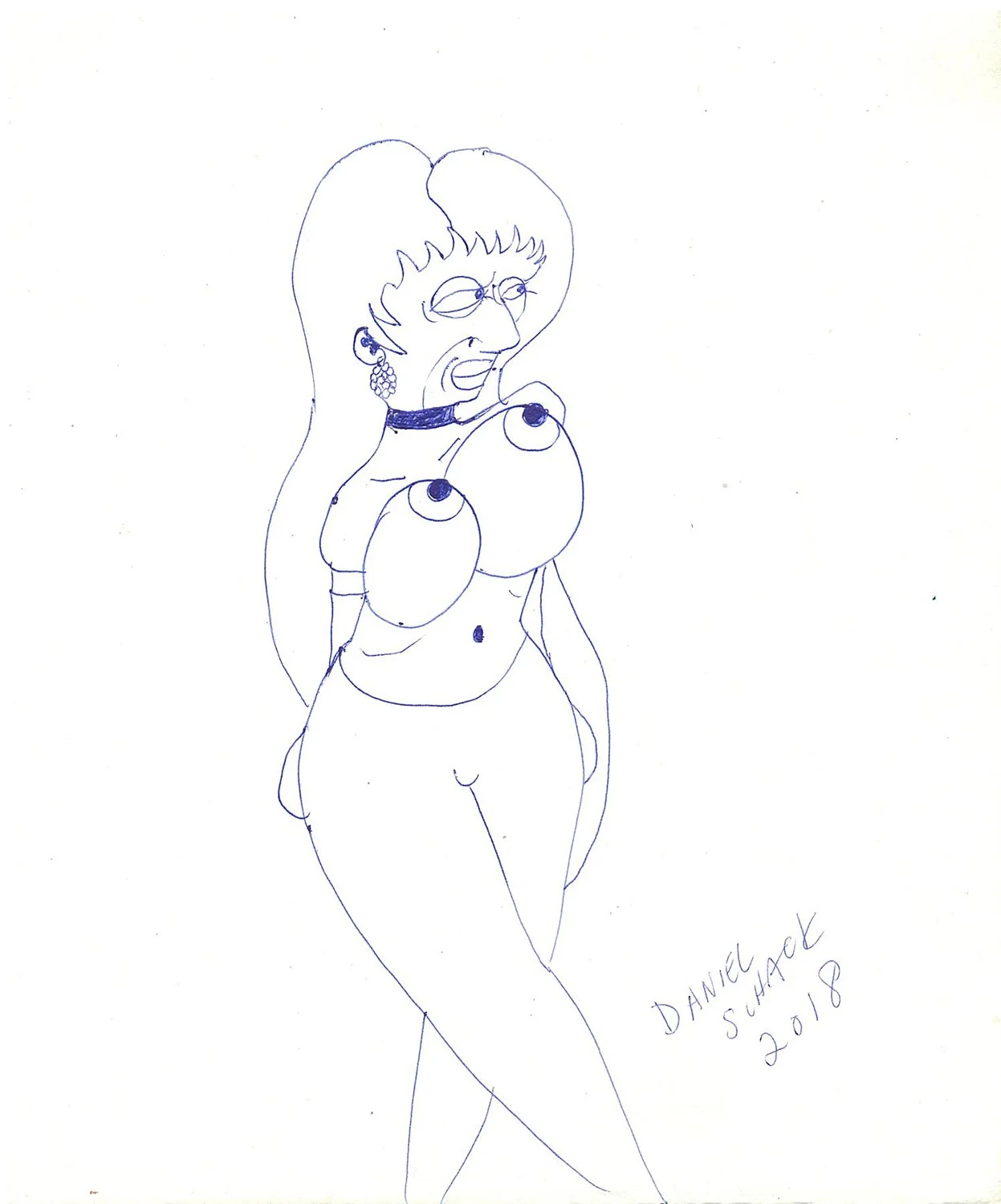 Daniel Schack / Unknown Lady #4 / 2018