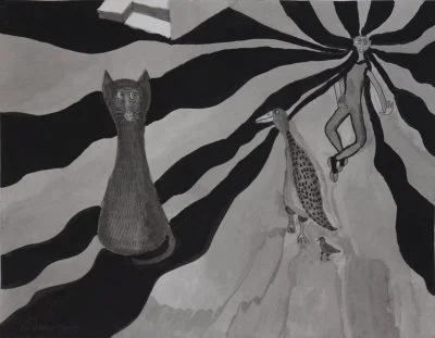 Laura Walker / A Cat, Two Birds, and A Dancer / 2019