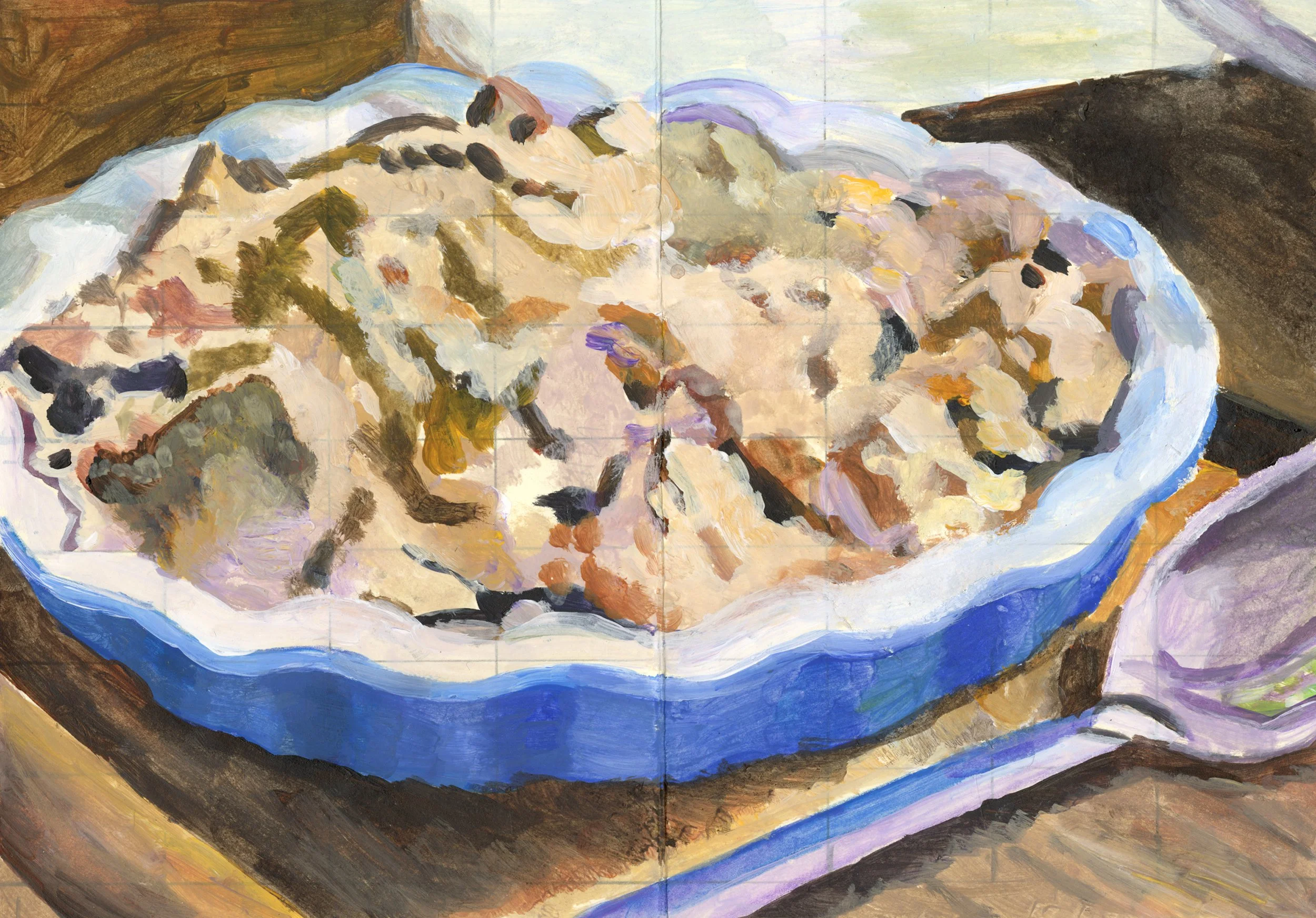 Victor Van / Apple Blueberry Crumble /  2021