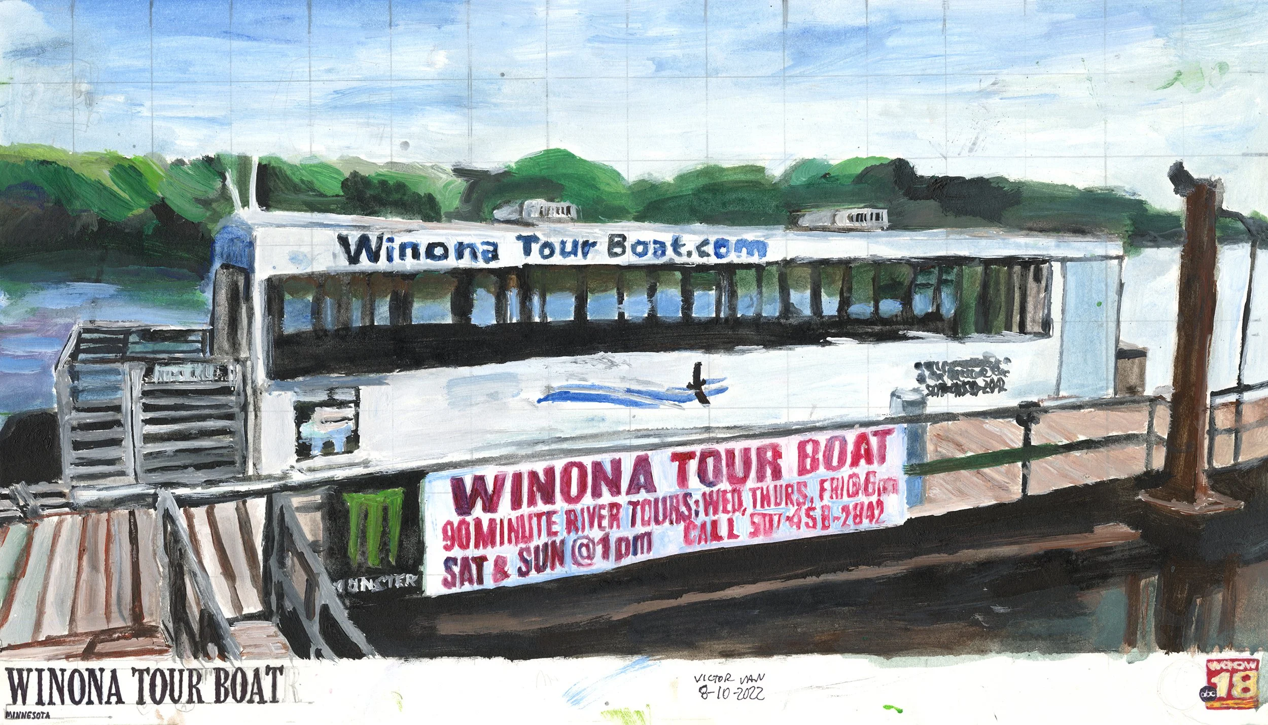 Victor Van / Winona Boat Tour / 2020