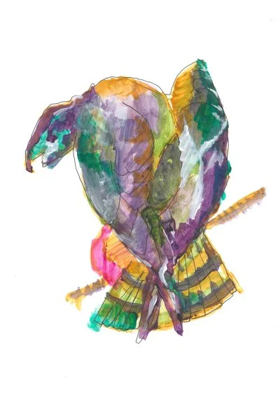 Cynthia Stickler / #6 (Series of Audubon's "Birds of North America") / 2012