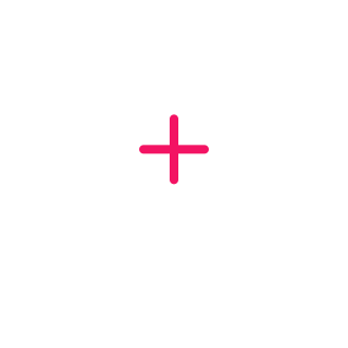 A white target with crosshairs and a pink center, set against a black background.