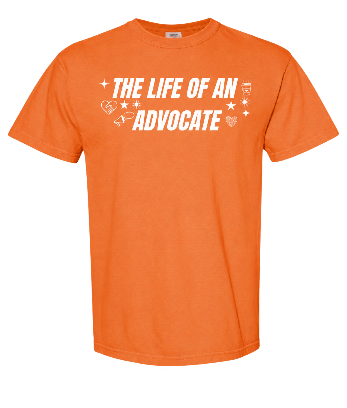 Orange Advocate T-Shirt Mockup.png