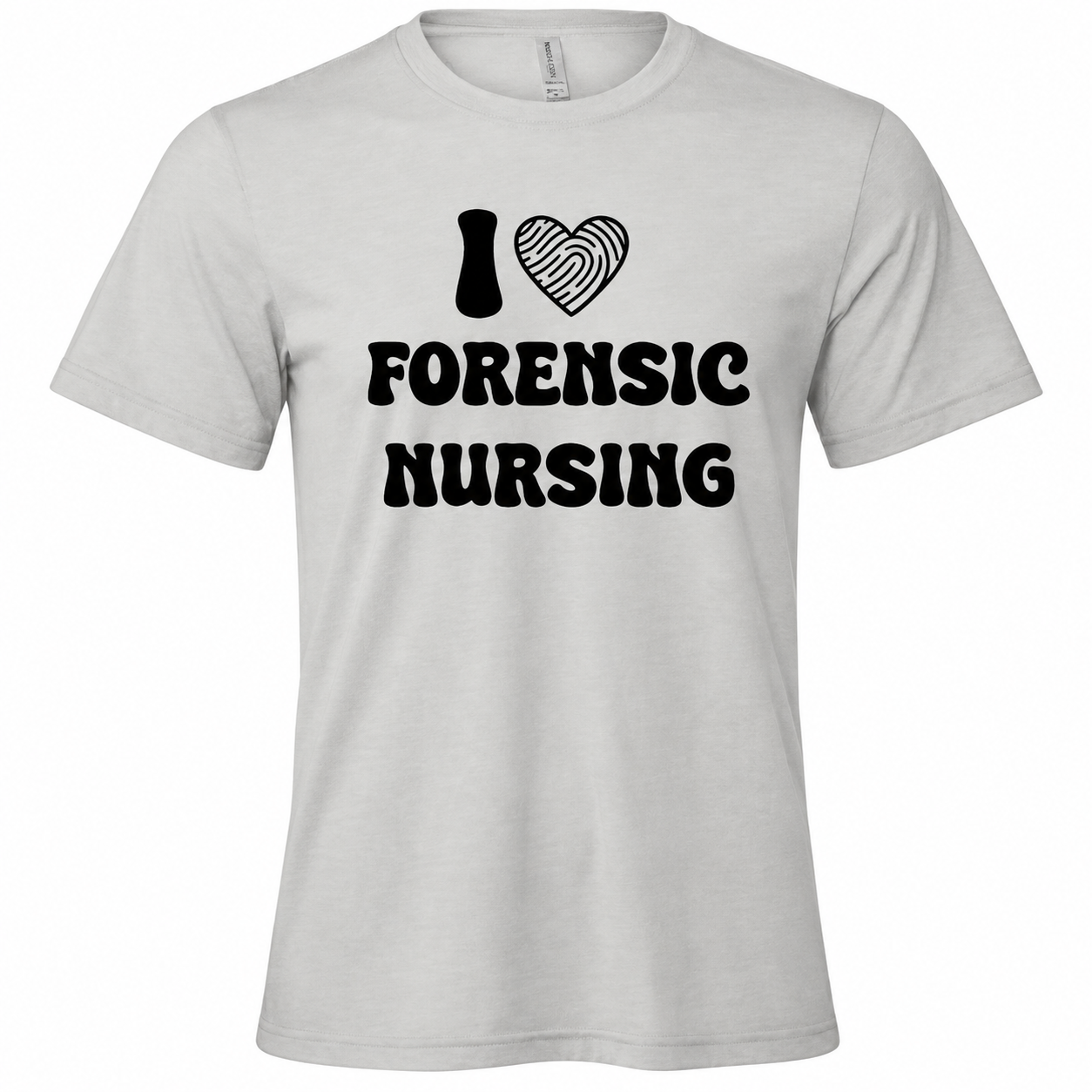 Forensic Nursing Retro Gray T-Shirt.png