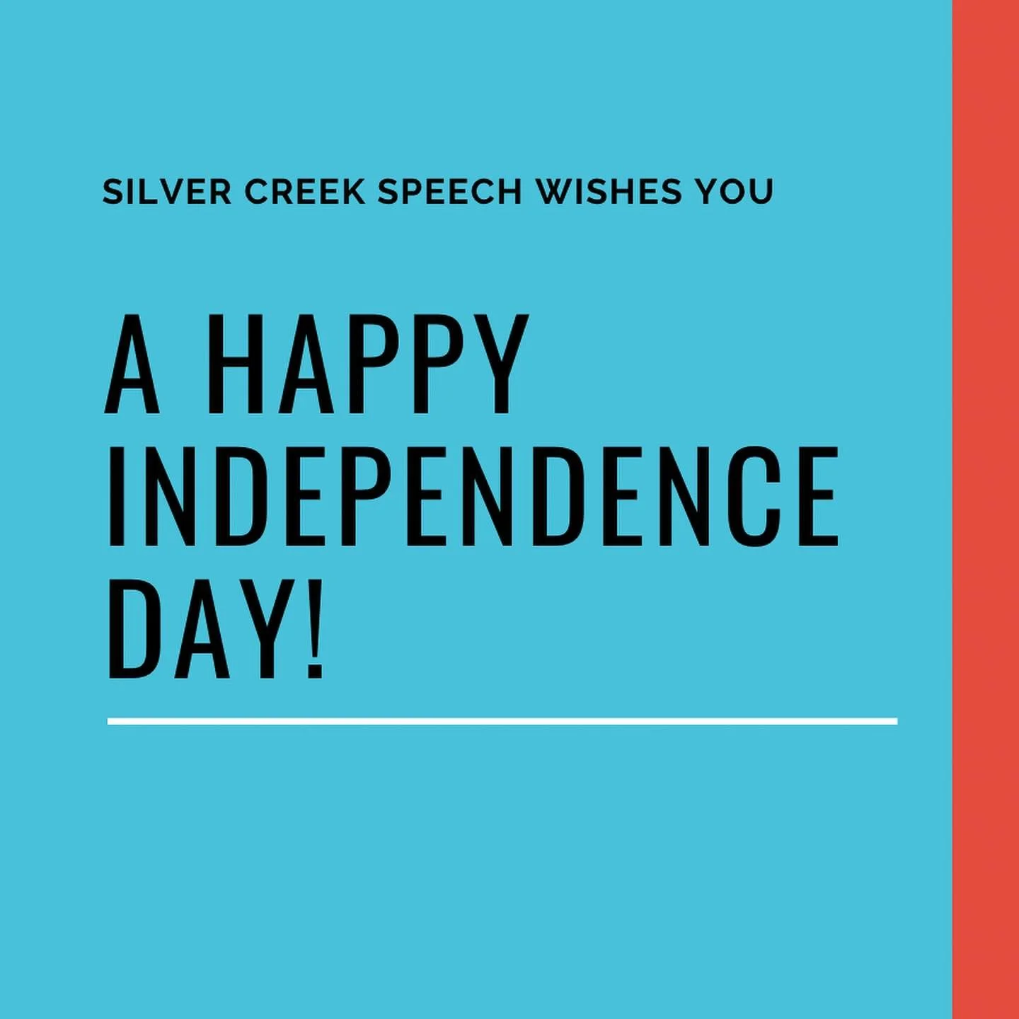 Wishing you a safe and fun Independence Day! &hearts;️🤍💙 #slp #fourth
