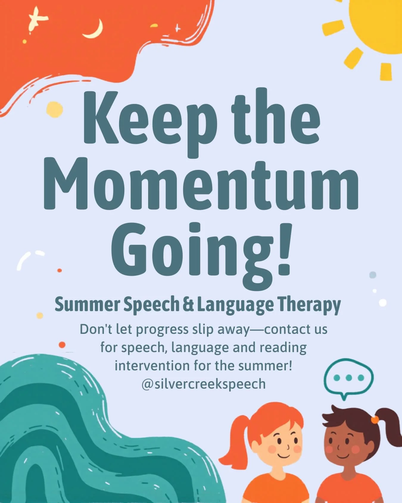 Summer is just weeks away and it&rsquo;s the perfect time to keep momentum going!

Don&rsquo;t let progress slip during the break. Consistent support over the summer can make a meaningful difference in speech, language, and reading growth.

Now enrol