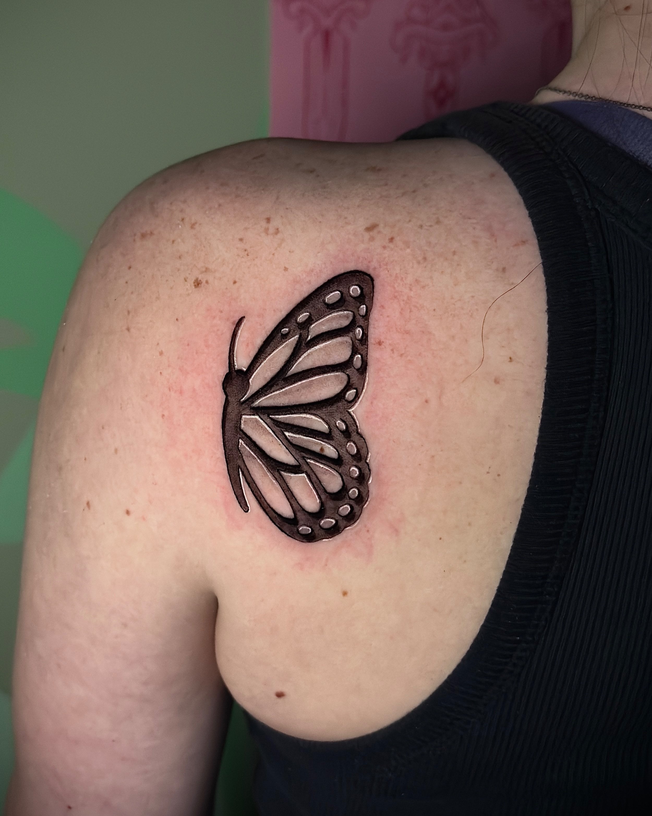 Engraved Butterfly