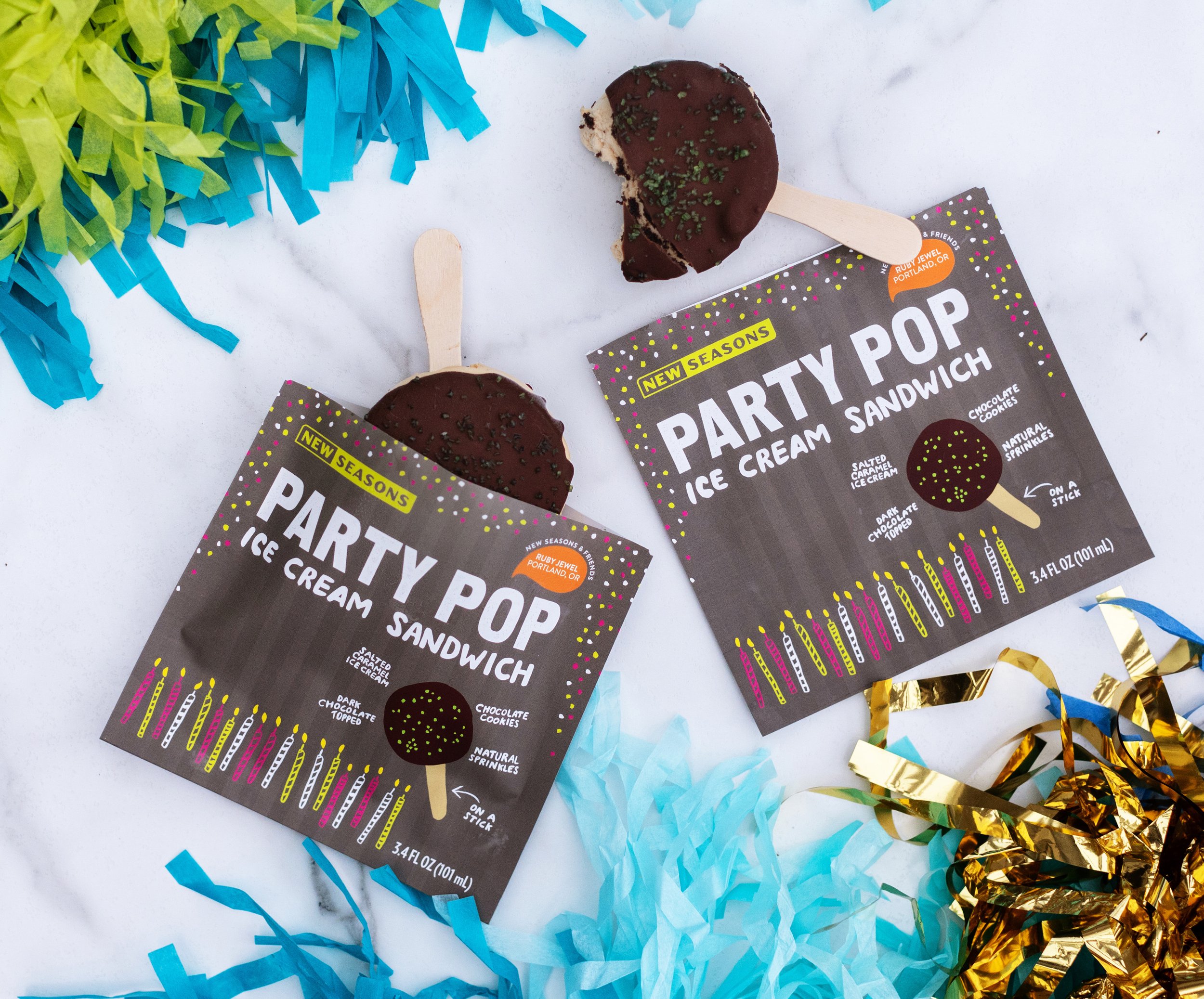 New Seasons celebration party pop