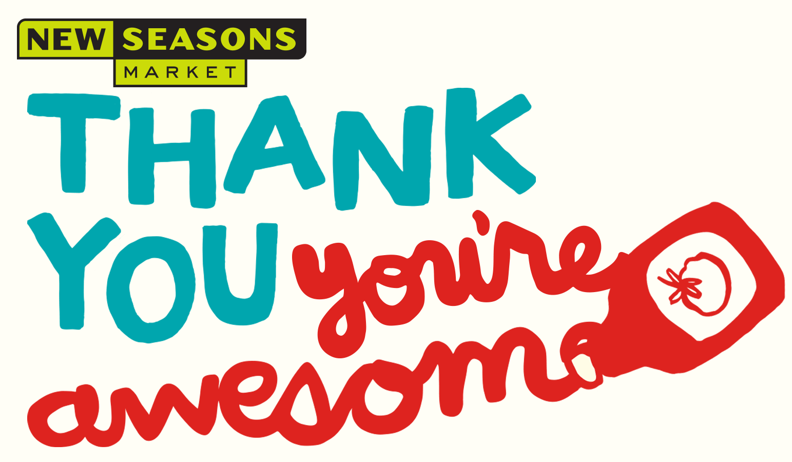 Image of animated thank you gift card for website