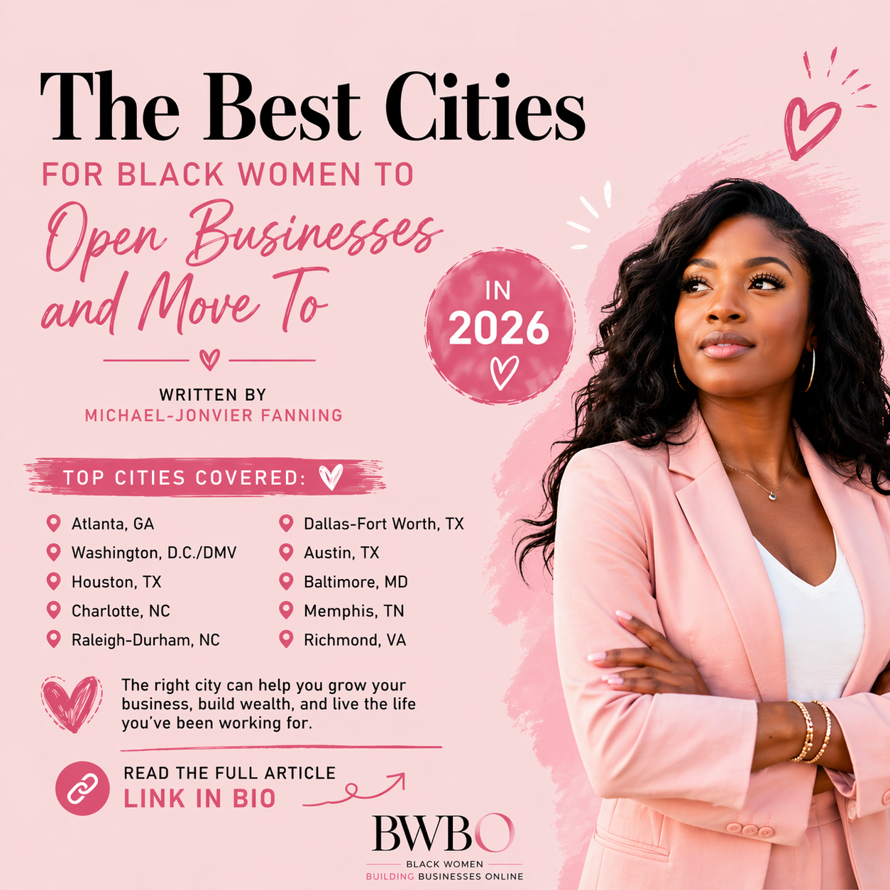 The Best Cities for Black Women to Open Businesses and Move to in 2026