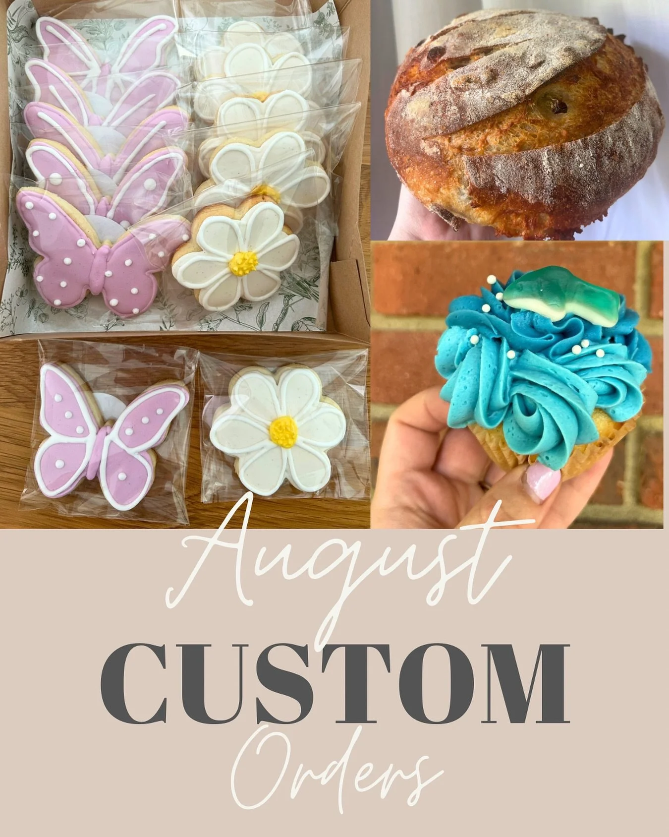 ✨ A peek at what I’ve been baking this month. ✨
From birthday treats to baked goods for your special event, custom orders are where the magic happens. 💫 Ready to create something memorable and delicious? Place an inquiry through the website! I