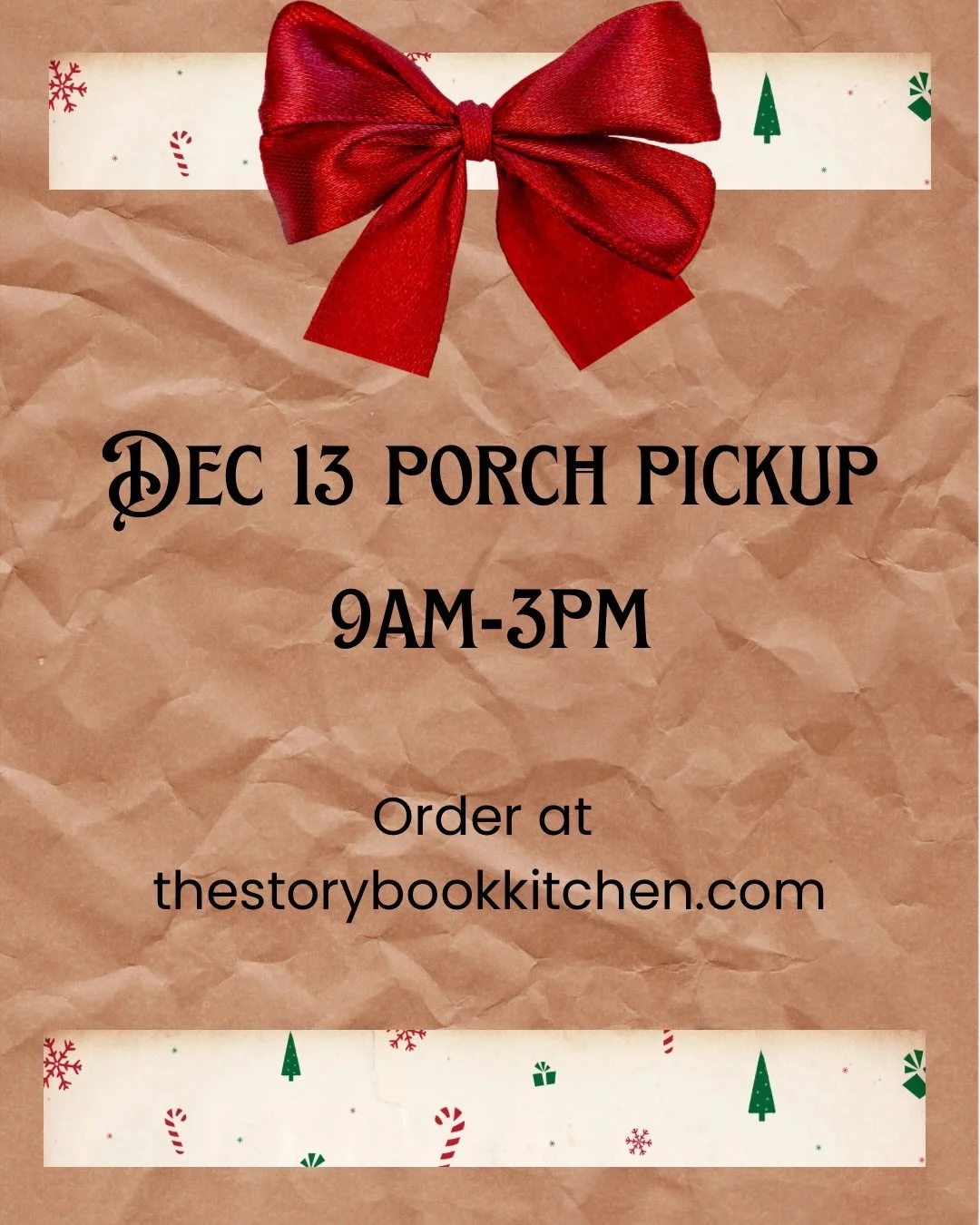 It&rsquo;s our last porch pickup before Christmas week 🤗✨
Take a peek at what&rsquo;s new on the menu, and if you&rsquo;re still searching for a sweet gift for a friend, teacher, or loved one, our digital gift cards make holiday giving easy.

As alw